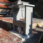 山口市徳地にある本光寺様の墓地に石の手洗い場を設置しました！